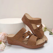 Wedge Platform Sandals With Plus Size Beach