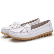 Women's Casual Flat Two-layer Cowhide Gommino