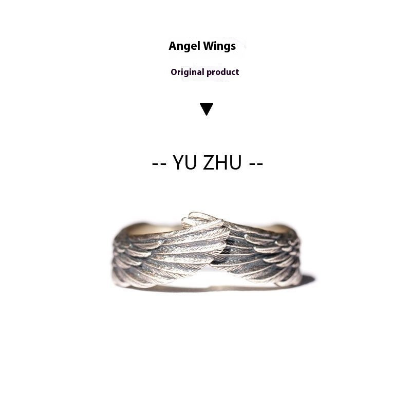 Hip Hop Men's Ring Retro Easy Matching Adjustable