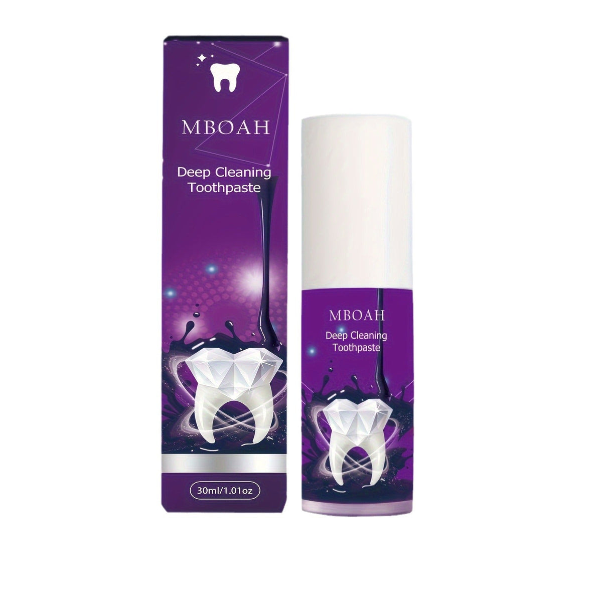 Purple Toothpaste Whitening Agent Deep Cleaning