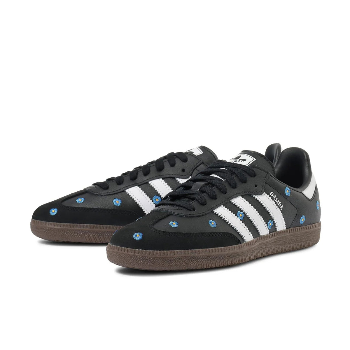 adidas Samba Light Blue Floral Core Black