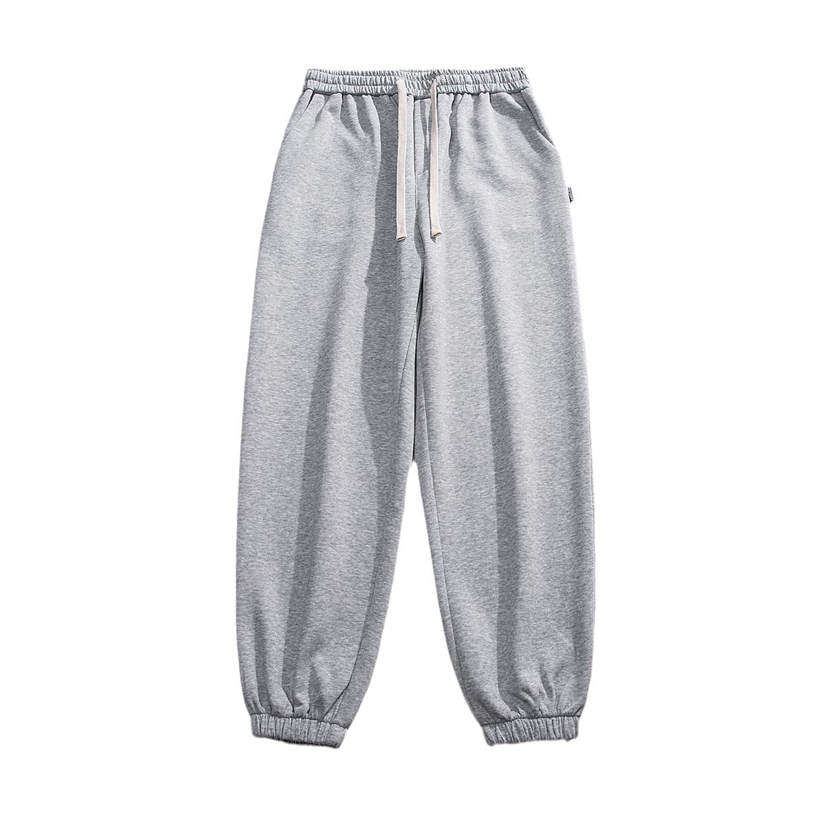 Hong Kong Style Loose Cropped Pants Solid Color Casual Fashion All-matching