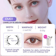 White Box One Pair Packed Magnetic Magnetic Eyelashes
