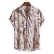 Cotton Thin Printed Short Sleeve Shirt