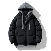 Winter New Padded Coat Men's Thickened Cotton-padded Coat Wide Coat