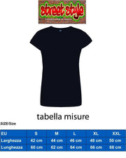 Bambina Banksy 3500 Lady T-Shirt Donna 100% Cotone Pettinato JK