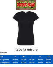 Bambina Banksy 3500 Lady T-Shirt Donna 100% Cotone Pettinato JK