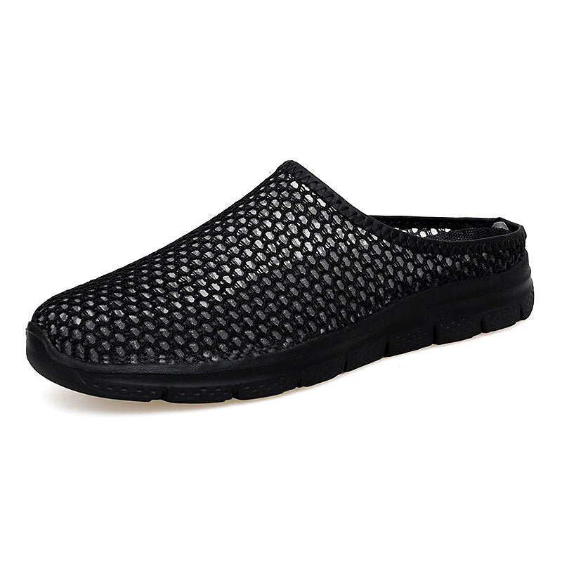 Soft-soled Mesh Surface Breathable One Pedal Couple Style