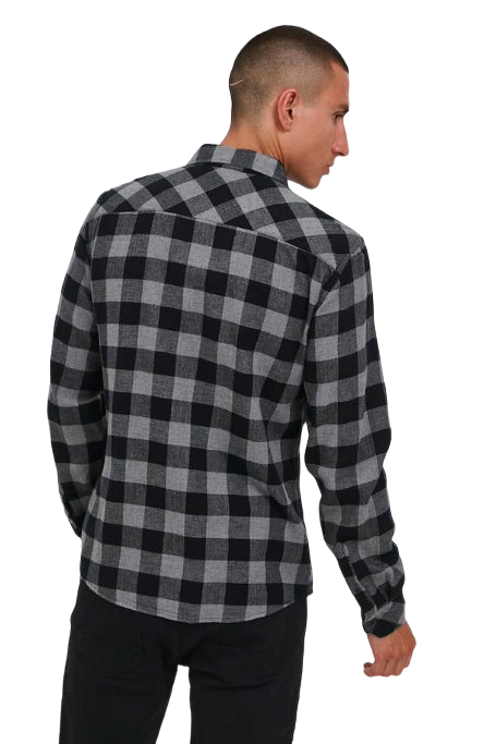 Blend Camicia a Maniche Lunghe 20712498 200274 Stone Mix