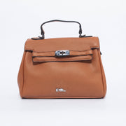 Noemi Borsa a Mano in Ecopelle Marrone