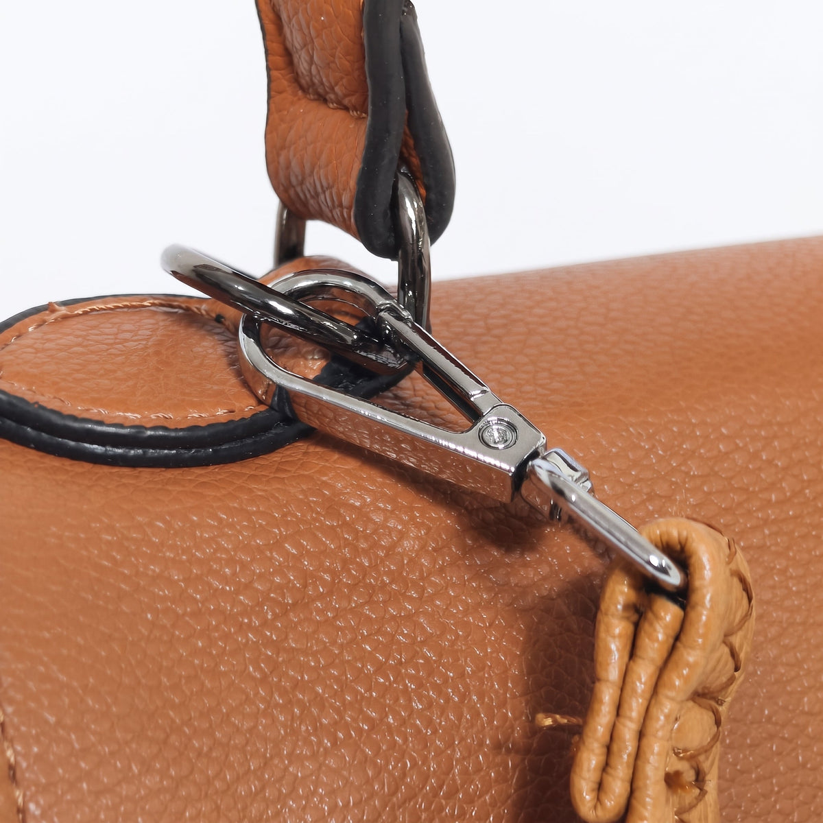 Noemi Borsa a Mano in Ecopelle Marrone