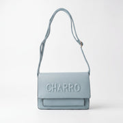 Charro Borsa a Tracolla con Logo in Rilievo
