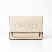 Charro Borsa a Tracolla con Logo in Rilievo