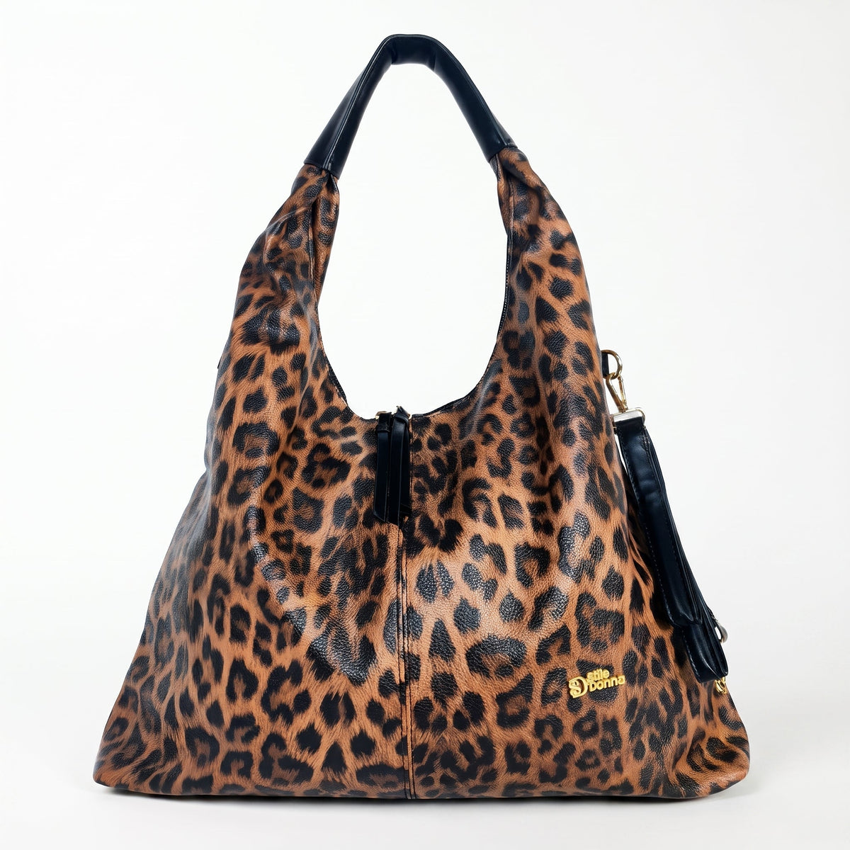 Leila Borsa Hobo Leopardata in Ecopelle
