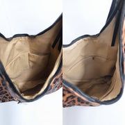 Leila Borsa Hobo Leopardata in Ecopelle