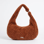 Orsola Borsa Hobo Trama Orsacchiotto Marrone