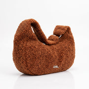 Orsola Borsa Hobo Trama Orsacchiotto Marrone