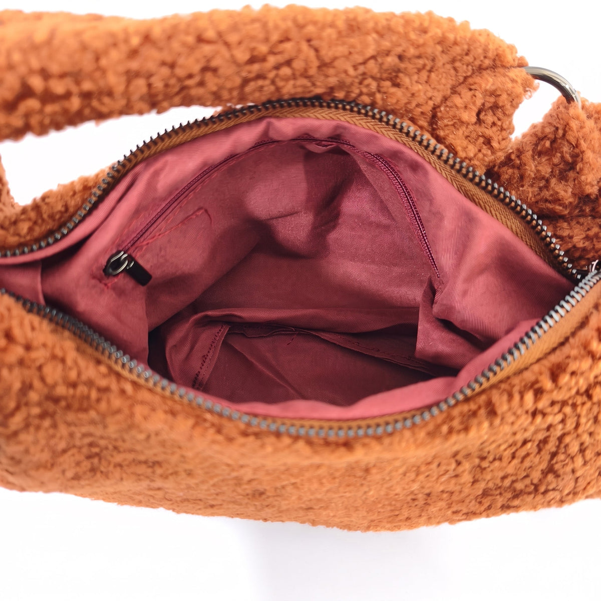 Orsola Borsa Hobo Trama Orsacchiotto Marrone