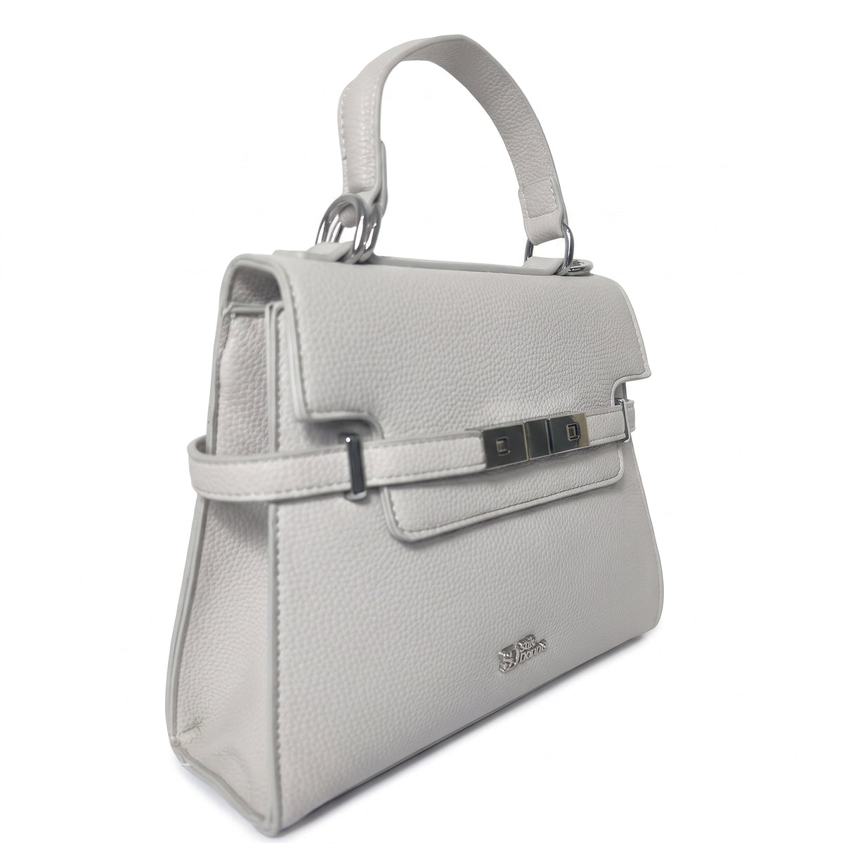 Ilaria Borsa in Ecopelle Grigio