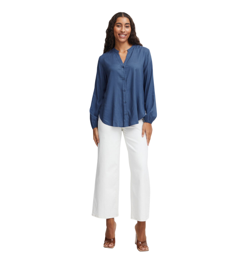 b.young camicia manica lunga Josa 20812710 blu cielo
