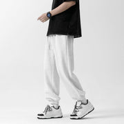 Hong Kong Style Loose Cropped Pants Solid Color Casual Fashion All-matching