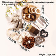 Style Coffee Series Combination Suit Barrettes
