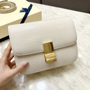 Square Bag Women's Messenger Lizard Pattern Cowhide Box