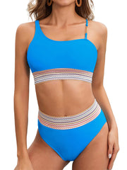 Women's Fashion Simple Solid Color Bikini Set
