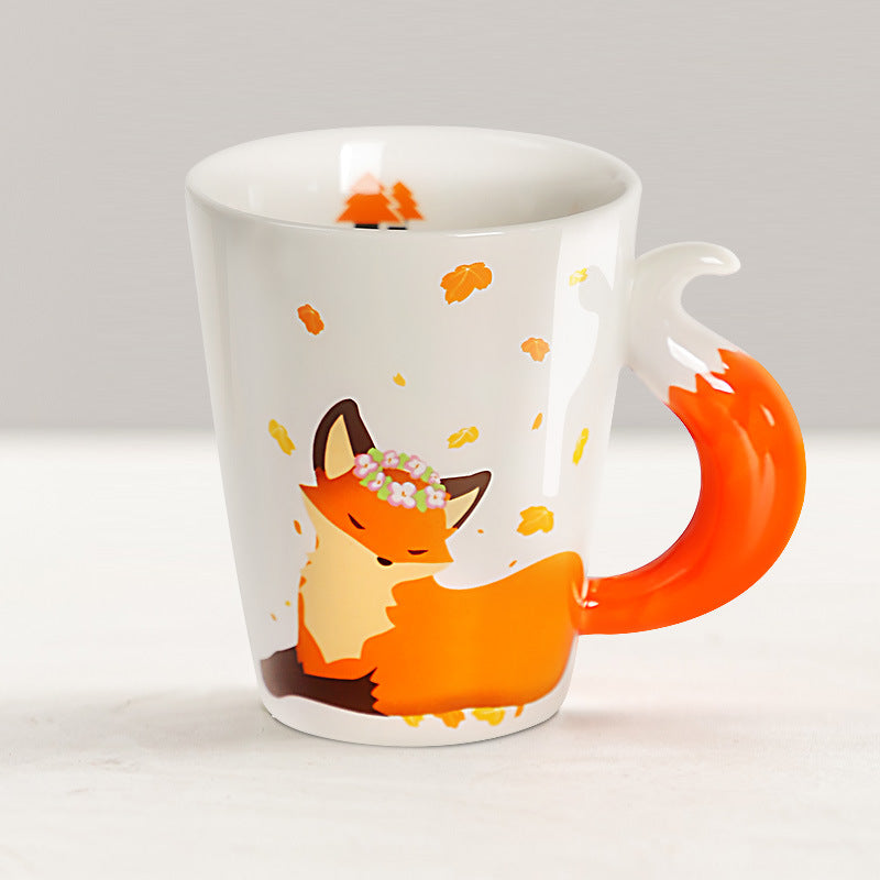 Ceramic Fox Mug Creative Personality