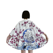 Chinese Style Artistic Lucky Cat Pattern Sun Protection Clothing Cardigan
