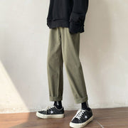 Men's Solid Color Loose Casual Pants