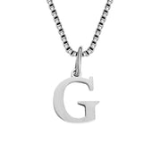 26 English Letter Necklace Titanium Steel Women's