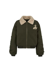 Women's Imitation Lamb Wool Short Cotton Coat