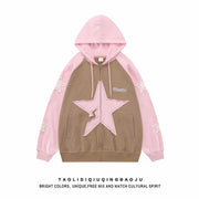 Women's Patchwork Korean Loose Jacket