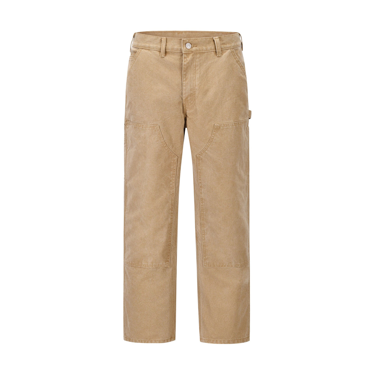 Men's Fashion Leisure Washed-out Distressed Loose Straight Trousers