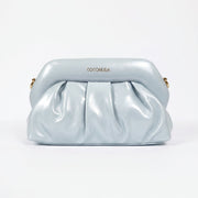 Coconuda Pochette Drappeggiata con Chiusura a Clip