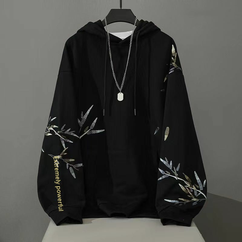 Shoulder Down Hoodie Jacket For Men