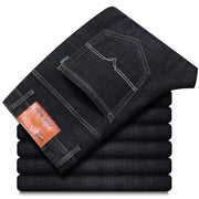 Men's Fashion Casual Stretch Fleece Jeans