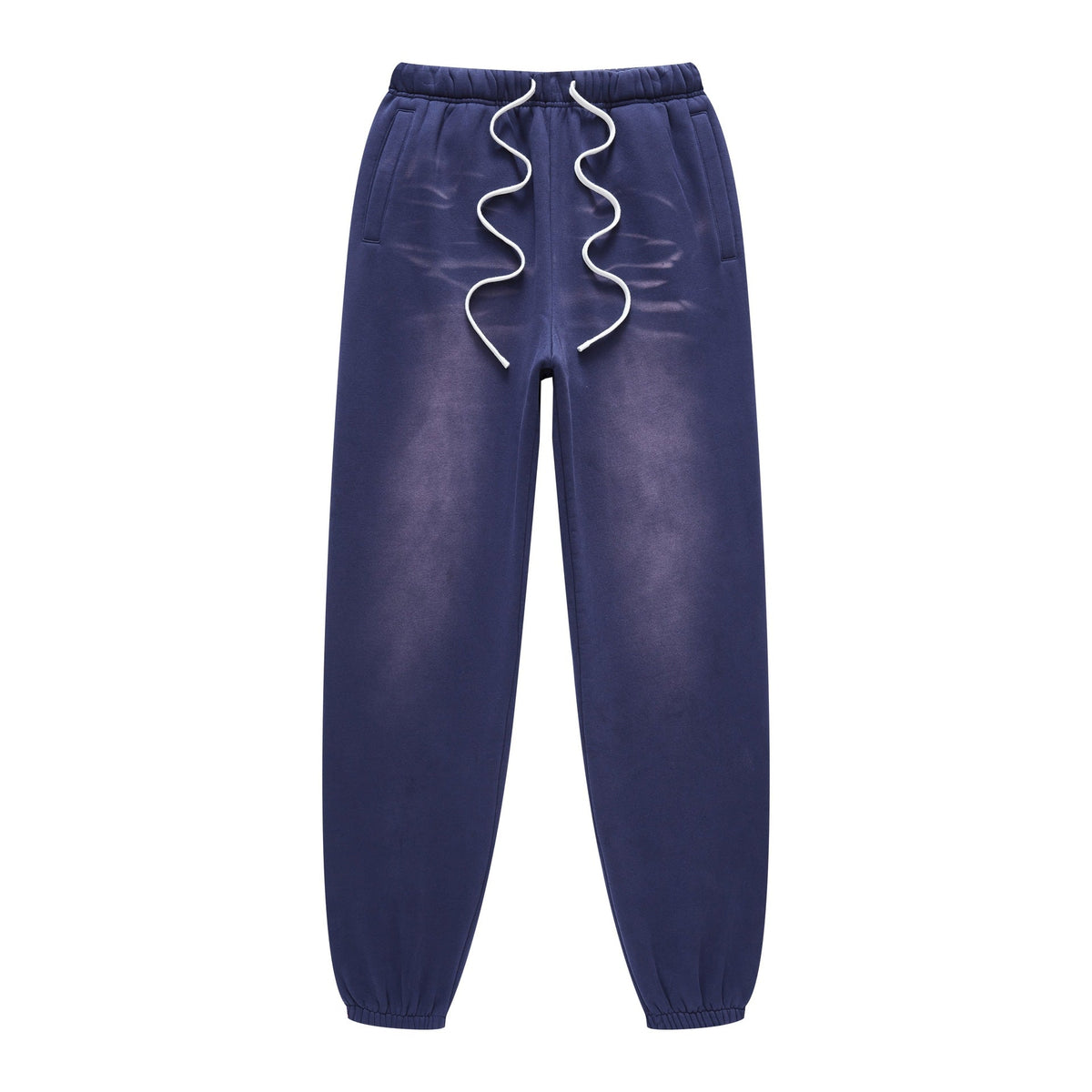 Washed Horsetail Gradient Ankle-tied Sweatpants