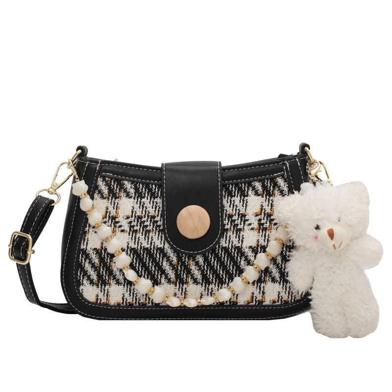 New Shoulder Bag Girls' Casual Messenger Bag Pendant