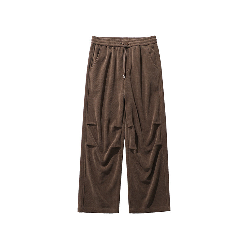 American Retro Plush Casual Pants