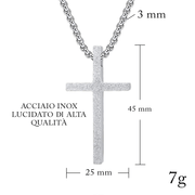 Collana Croce - A Mio Figlio con Amore Mamma.