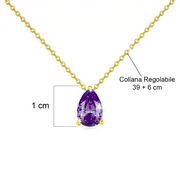 Collana con Pietra Ametista