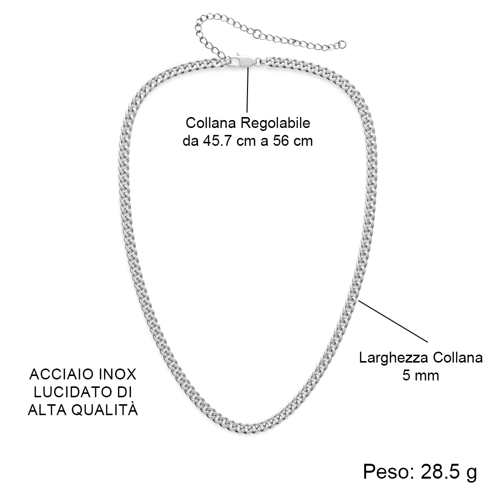 Collana da Uomo Argento - Motociclista