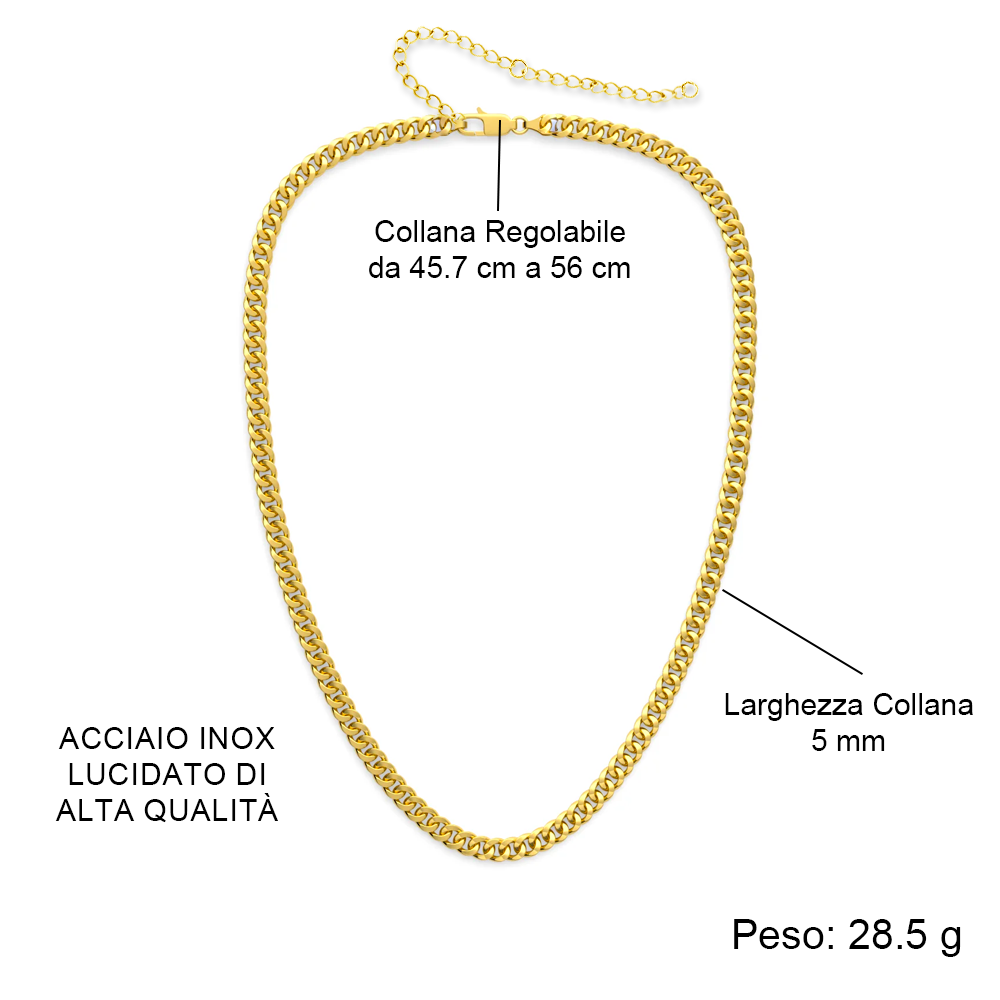 Collana da Uomo Oro - Super Zio