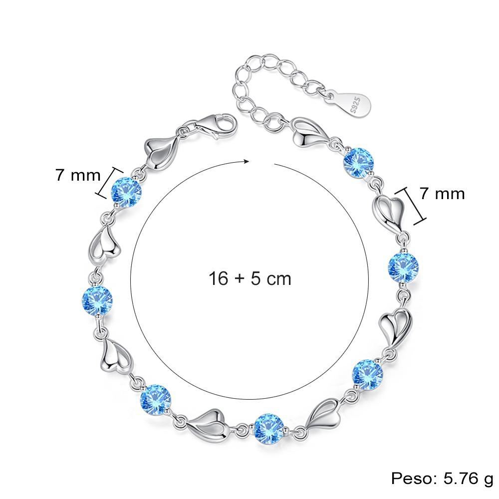 Bracciale Pietre Blu Compleanno - 50 anni