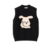 Slim Knitted Vest Academy Style Set