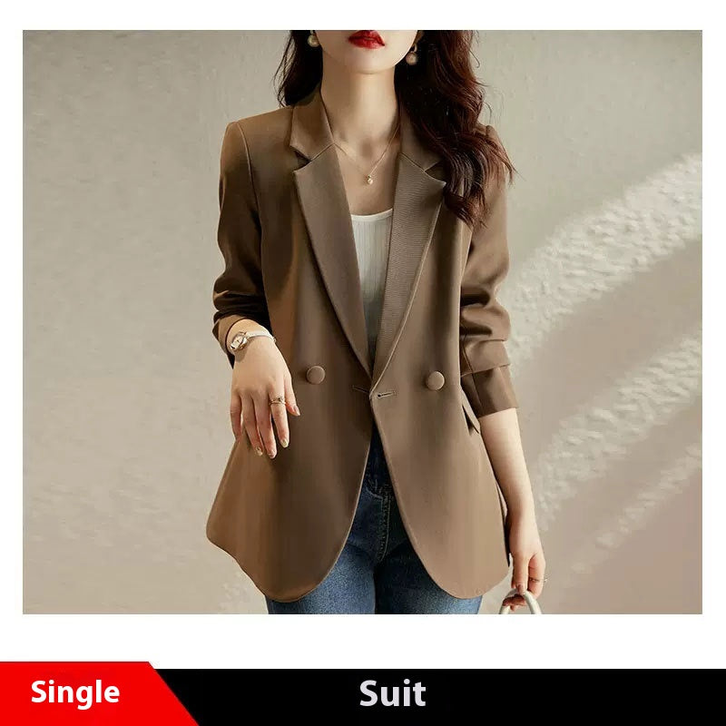 High-Grade Small Suit Jacket Women's Long Sleeve