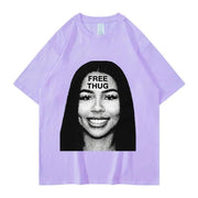 Women's Retro Short Sleeve Top Hip Hop T-shirt