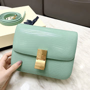 Square Bag Women's Messenger Lizard Pattern Cowhide Box